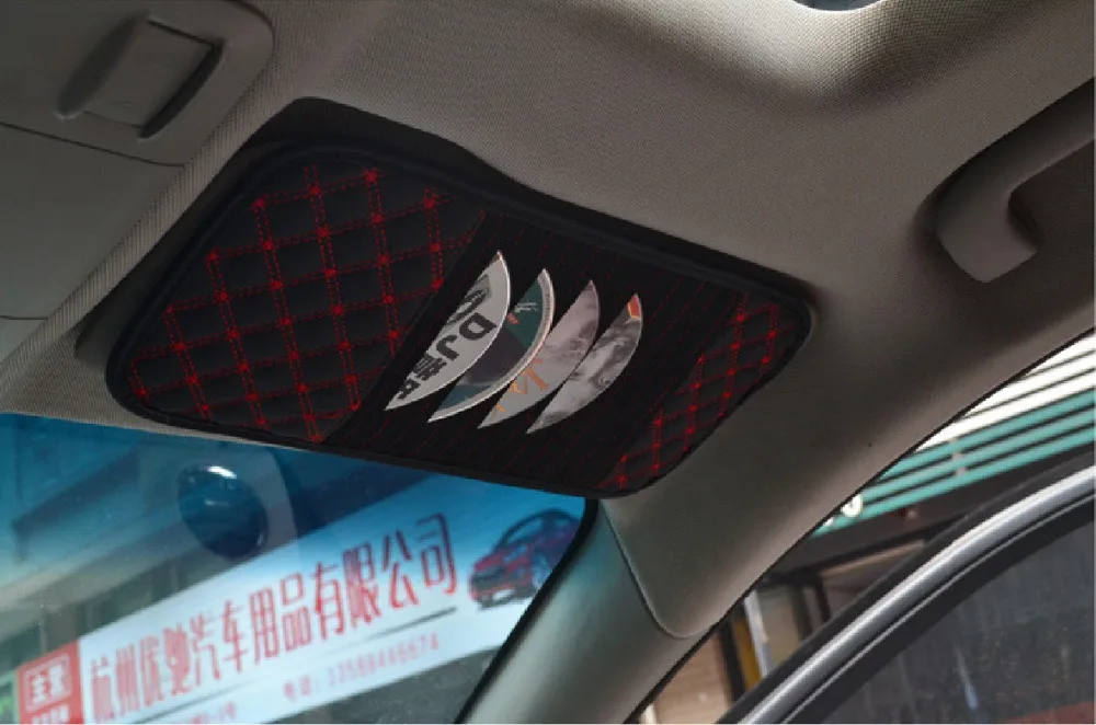 

8pcs Disks Car CD Holder Auto Visor DVD Disk Card Case Clipper Bag Car Styling Interior Organizer Cover