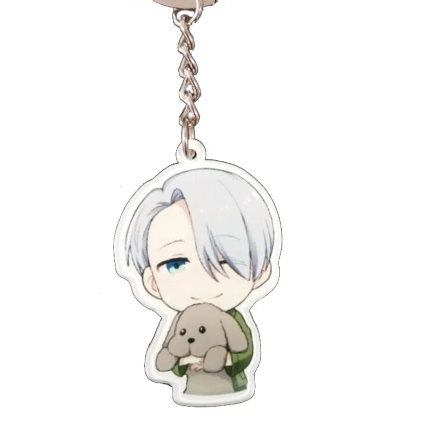 Meetcute 1/2/6 хит продаж акриловый Юри на льду брелок Аниме Юрий Виктор Брелок кацуки