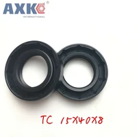 20pcsnbr shaft oil seal tc 15408 rubber covered double lip with garter springconsumer product