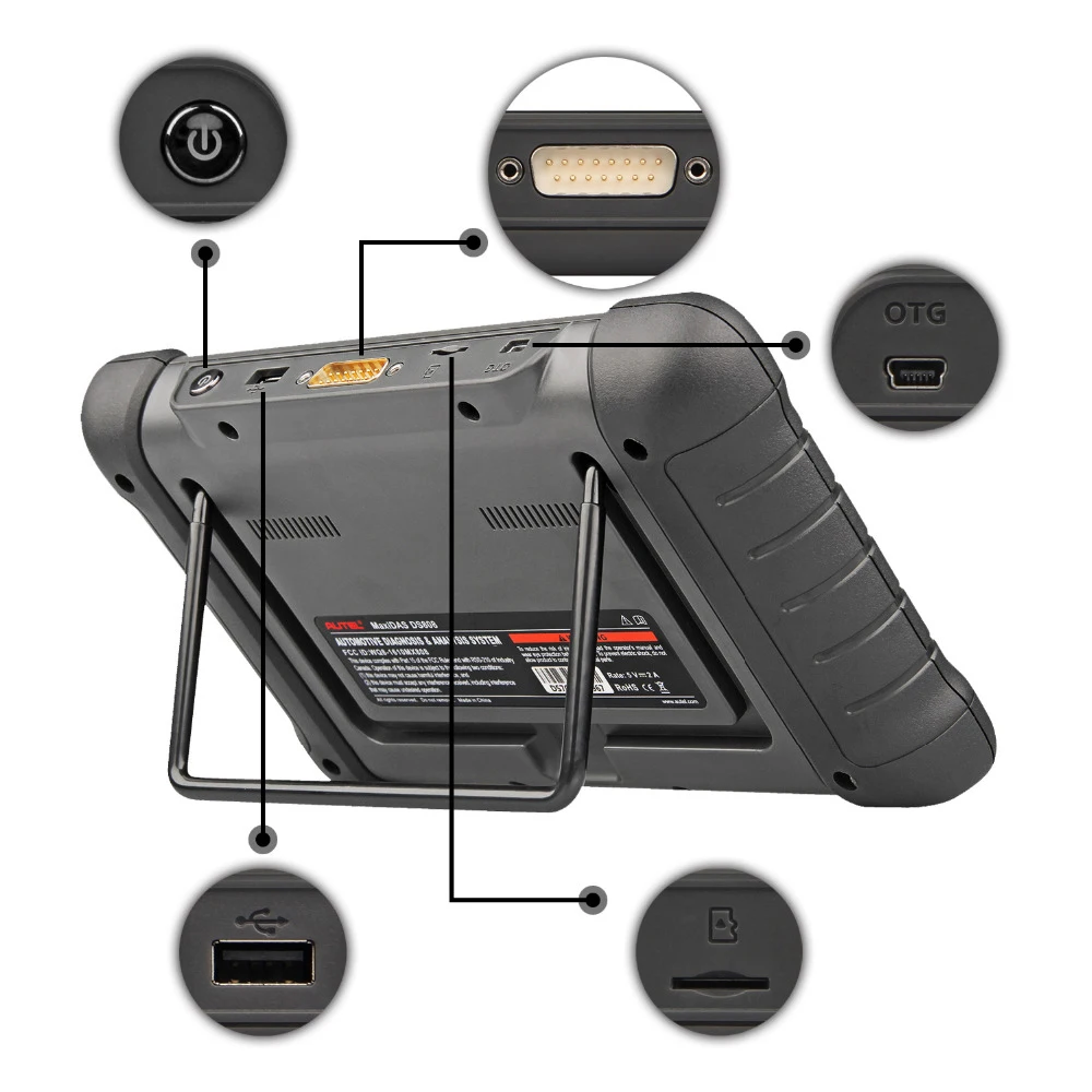 Autel MaxiDAS DS808K OBD2 автоматический сканер диагностический инструмент OBD 2 Автомобильный диагностический EOBD сканер Инструменты для авто лучше, чем Запуск x431