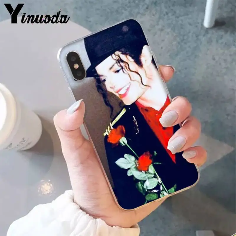 A16 Yinuoda Майкл Джексон мягкий чехол для телефона iPhone 8 7 6 6S Plus X XSMAX 5 5S SE XR 10 Fundas Capa 11 11pro 11promax - Цвет: A16