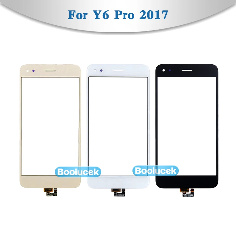 Сенсорный экран 5 0 &quotдля Huawei Y6 Pro 2017 внешняя стеклянная панель для объектива |