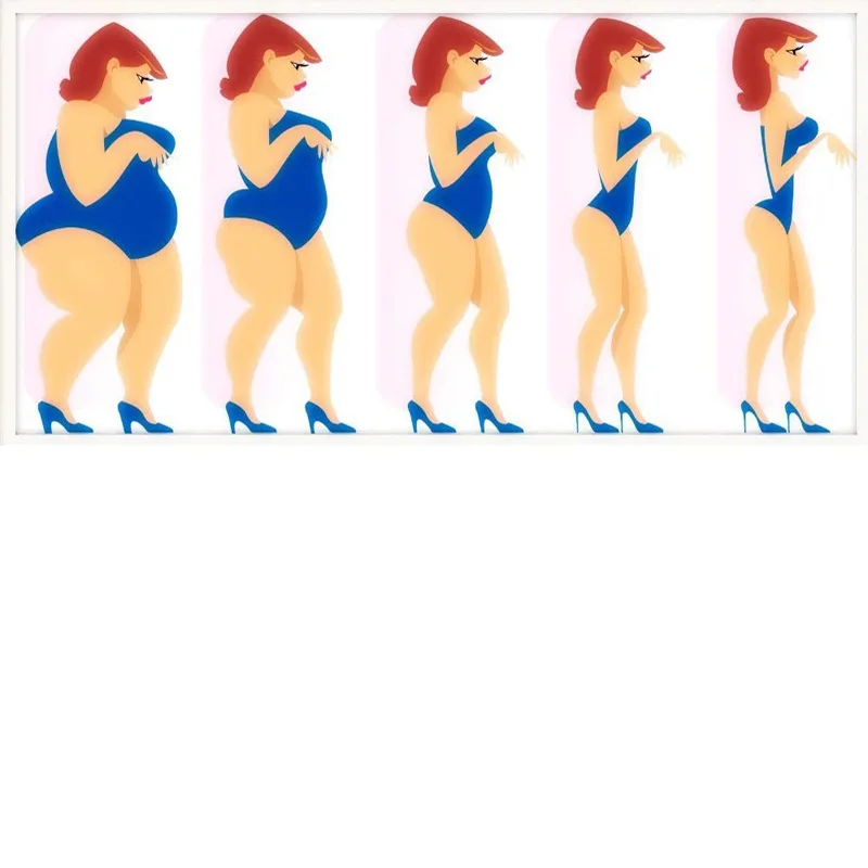 500 шт. косметический магнит уменьшает вес палец тела тонкий стикер для потери