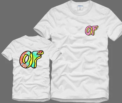 Новая футболка 2018 года! Странное будущее OFWGKTA Wang Wolf Gang хип хоп 100% хлопок с коротким