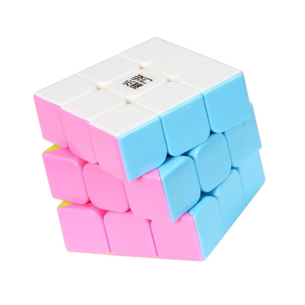 YJ Stickerless Yulong Plus 3x3x3 скоростной магический куб головоломка твист Высокая Яркая