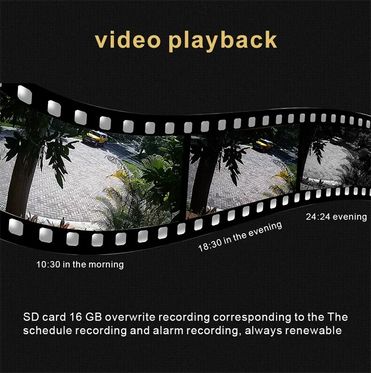 2MP full HD Wifi камера безопасности Беспроводная ip-камера наружная двухсторонняя