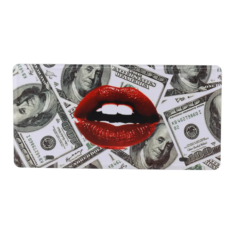 License Plate Store Bar Wall Decoration Tin Sign Vintage Metal Home Decor Painting Plaques Poster For The Garage 15x30CM C13 - Цвет: N