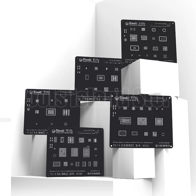 QIANLI 3D черная стальная сетка для iphone 8p 8 7p 7 6sp 6p 6s 6 5S 5 универсальная