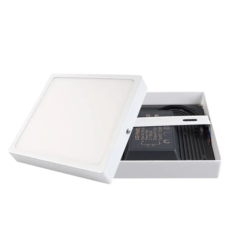 Светодиодный светильник алюминиевый без круглой квадратной панели 8/16/22/30 Вт|led