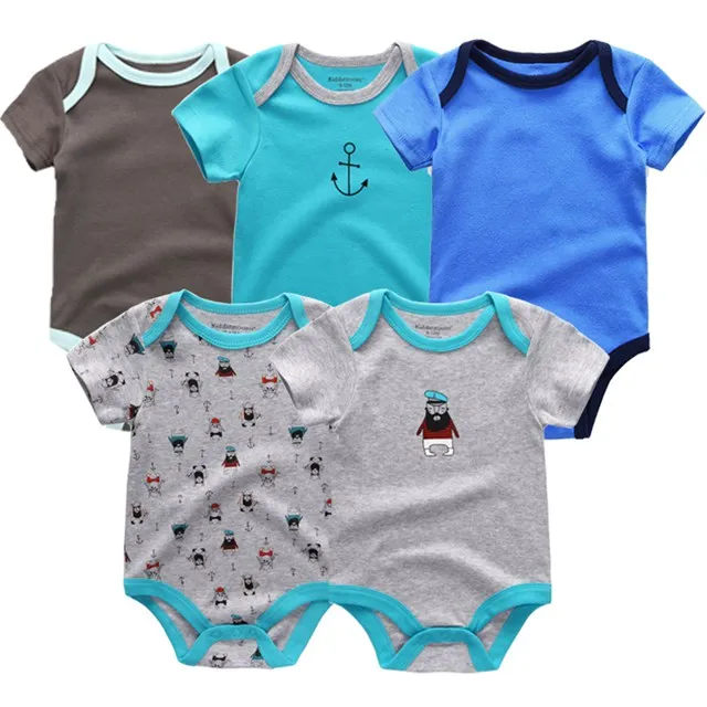 baby bodysuits 5118 Детские боди для новорожденных, для малышей для маленьких девочек тела костюмы 5 шт. Комбинезоны маленькие изделия из хлопка новорожденных Одежда для маленького мальчика - Цвет: baby bodysuits 5118