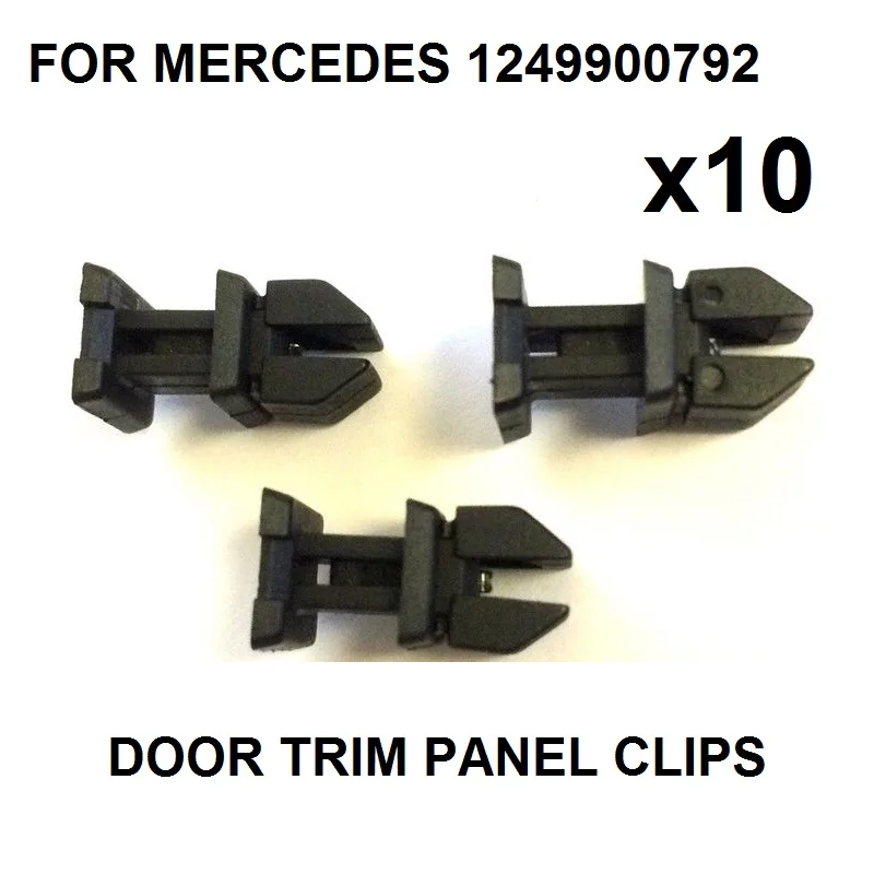 10 x внутренняя отделка зажим крепления для Mercedes A B C CLK CLS w201 w124 w203 1249900792
