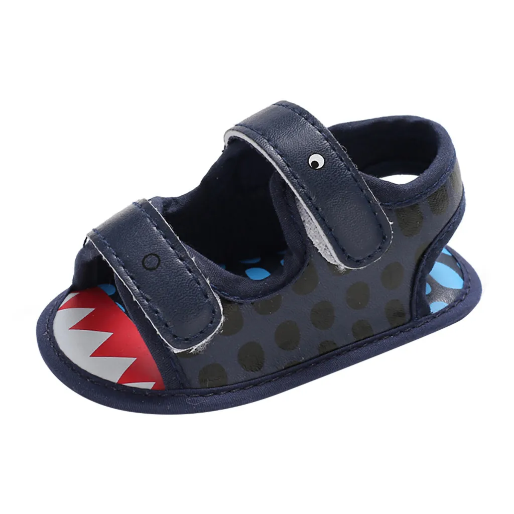 Сандалии SAGACE детские с крокодиловым узором Нескользящие босоножки на мягкой