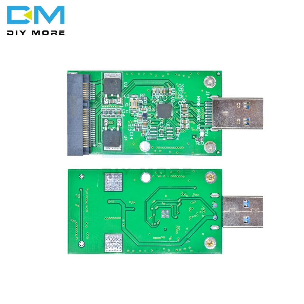 Кабель передачи данных адаптер USB3.0 к mSATA карта Plug and Play USB 3 0