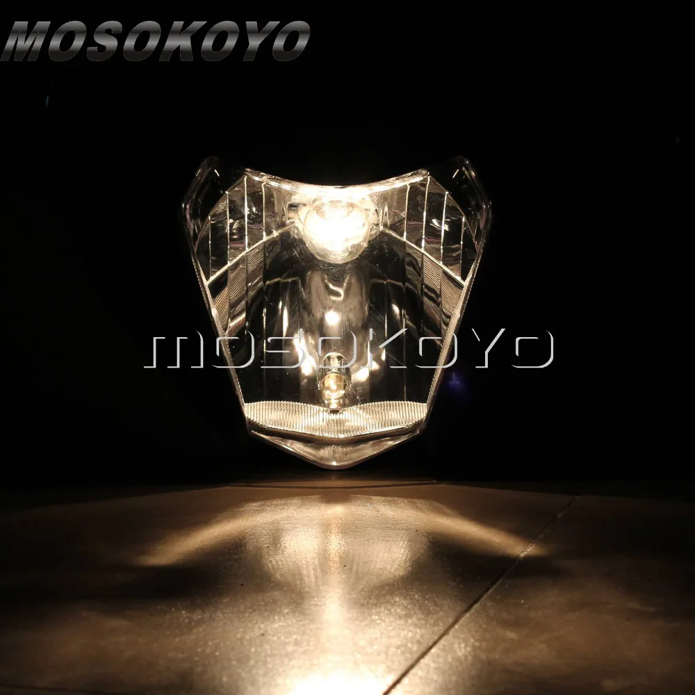 Передняя фара для мотоцикла Черная передняя кросса EXC XC XCF Yamaha WR TTR| |
