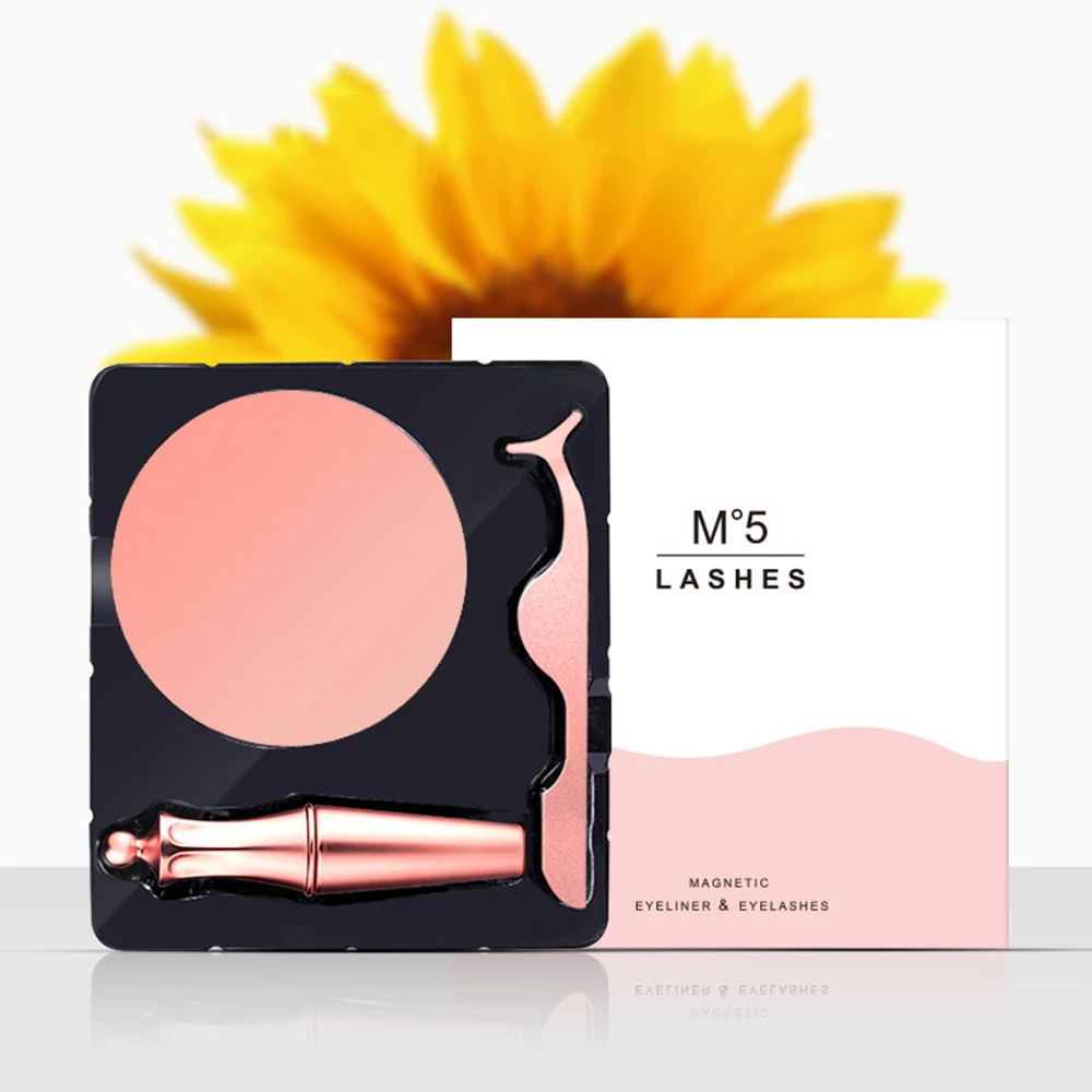 Новинка 4 мл жидкая Черная Магнитная подводка для глаз + Накладные ресницы набор