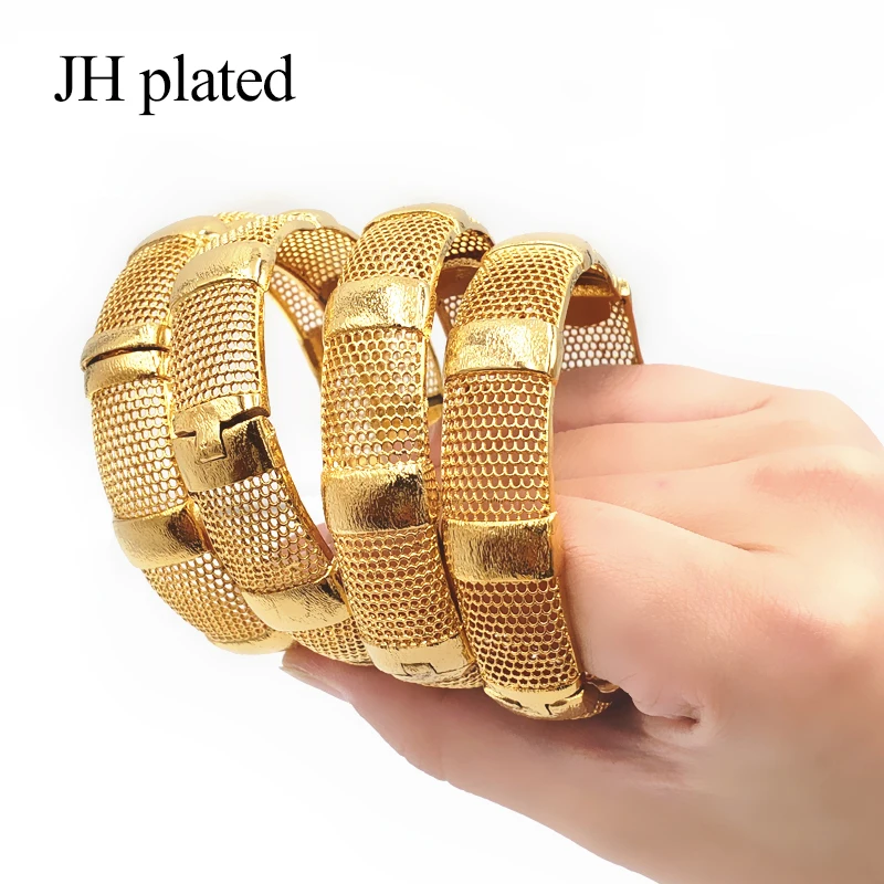 JHplated 4 штуки Женщины/Девочки свадебные браслеты эфиопские Ближний Восток