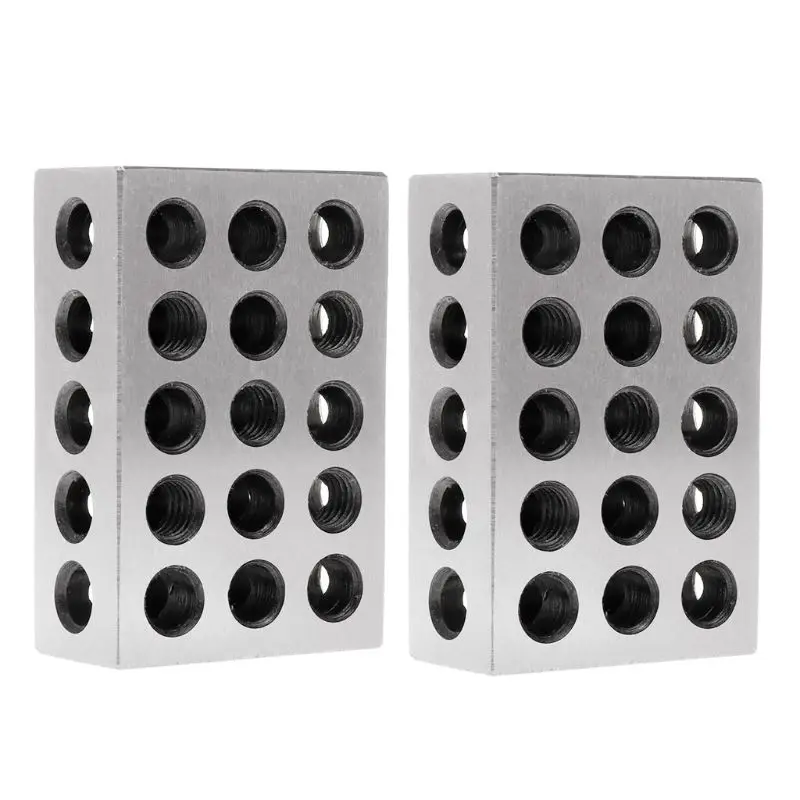 

2pcs Hardened Steel Ultra Engineers Blocks Precision 1" x 2" x 3" Milling Tool