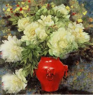 

Needlework,Embroidery,DIY 14CT Unprinted Art Cross stitch kits Fashion Cross-Stitching Decor Flower White peony in a Bottle