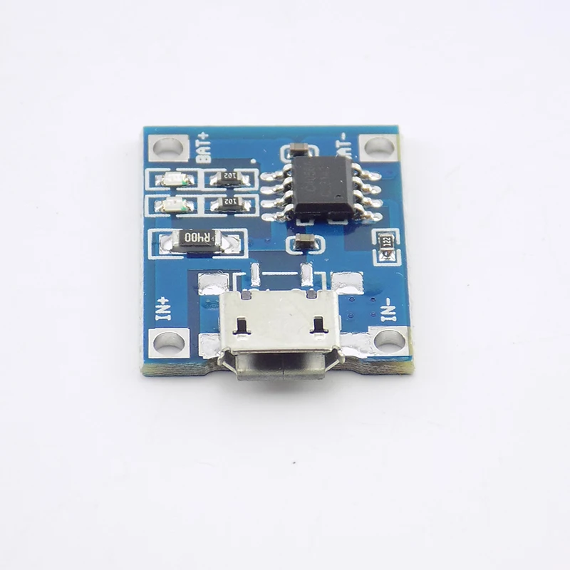 Зарядная плата TP4056 для модуля Arduino с Micro USB 5 В 1 А 18650 шт.|Регуляторы