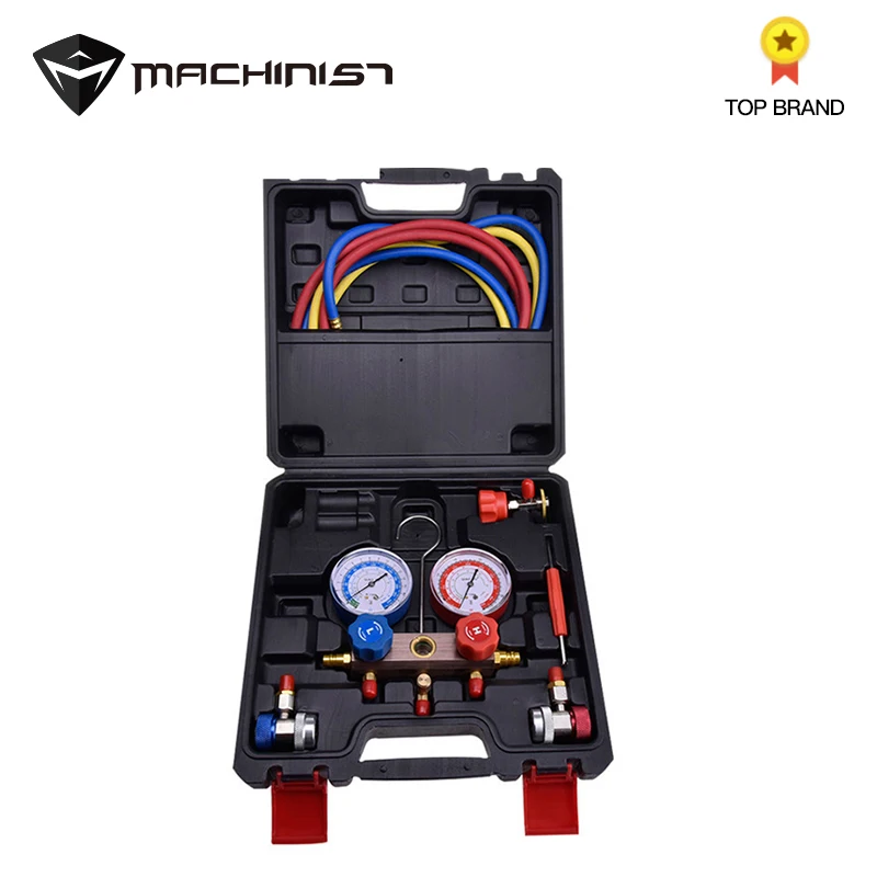 Автомобильный Кондиционер хладагент давление для R12 R22 R134a R404a 410a автомобильный