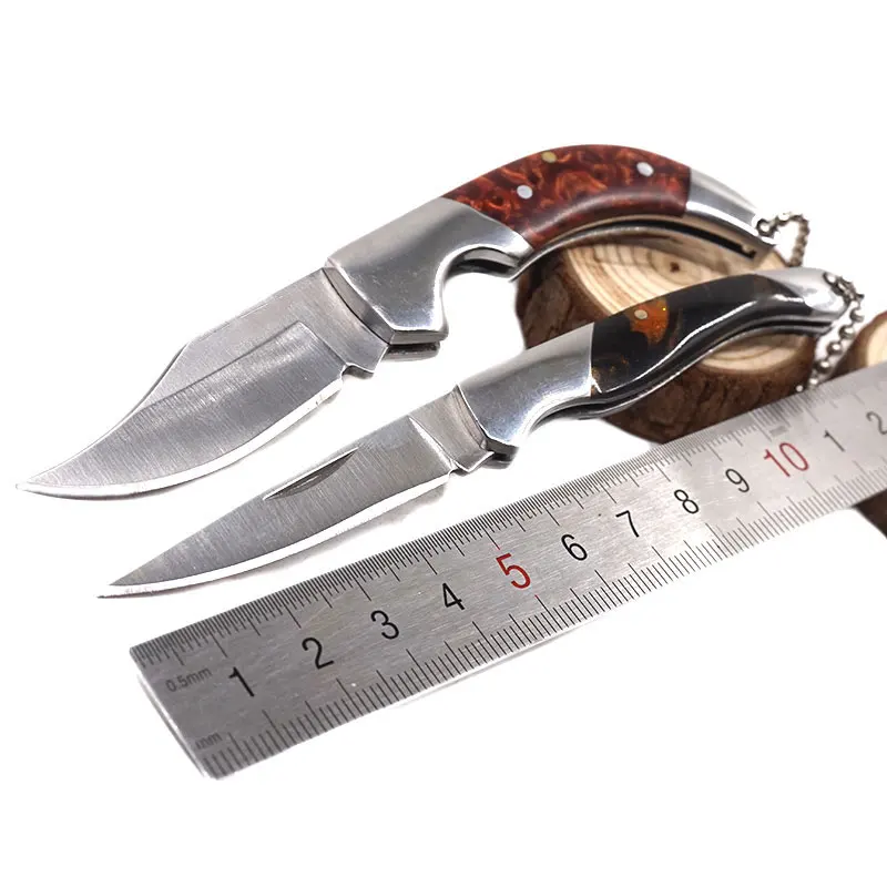 Горячий мини брелок Карманный нож маленький складной тактический для выживания