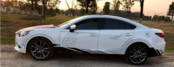 Atenza speed model KK высокое качество автомобиля тела Фильм стикер бумага для Mazda 3 Axela седан/хэтчбек, CX-4, CX-5, Atenza или другие модели автомобилей - Название цвета: Atenza speed model
