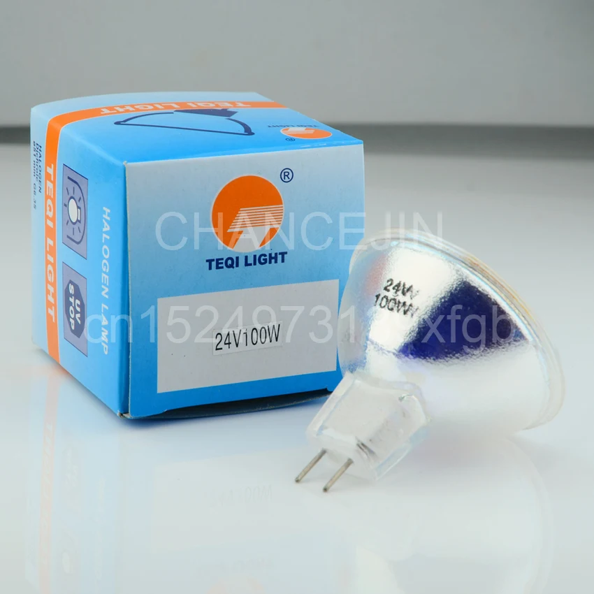 Галогенная лампа TEQI G6.35 21V150W 24V100W вольфрамовая галогенная холодсветильник свет
