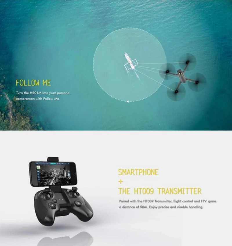 Квадрокоптер с двойным управлением 720P HD Wi-Fi FPV VS X183 BZW | Игрушки и хобби
