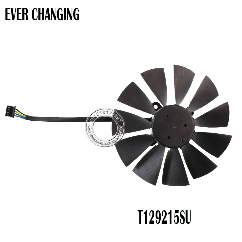 Вентилятор VGA для ASUS GTX780 GTX780TI R9 12 В 0 5 А 95 мм|vga fan|cooling faneverflow t129215su |