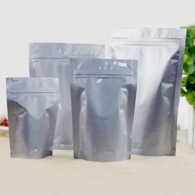 300pcs 21x31+5cm Foil Stand Up Ziplock Bags Clear Plastic Bags Pe Zip Lock Bag For Cloth/food/gift/Jewelry Packaging Display Bag