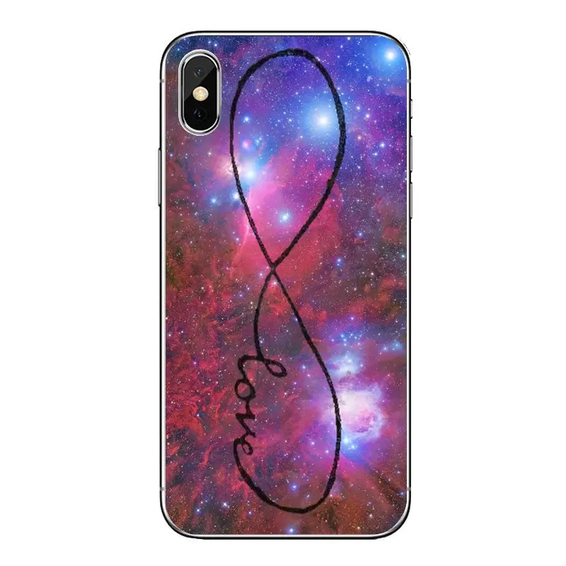 Чехол из ТПУ с символом бесконечности и большим математическим номером для Samsung