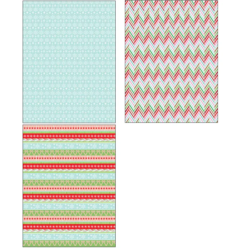 

ZFPARTY 14pcs Single-side Printed Christmas pattern creative papercraft art paper handmade scrapbooking kit set books