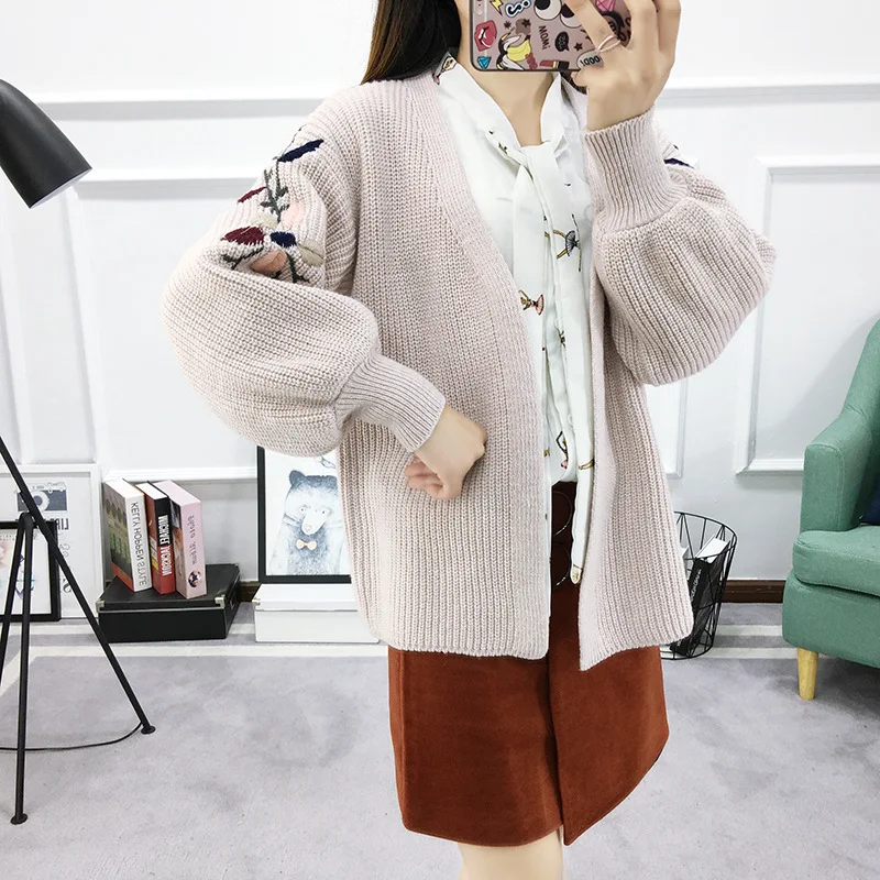 2019 Women Cardigans Autumn Korean Female Casual Fashion Sweater Ladies Leisure |