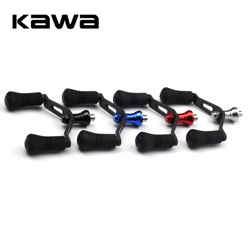 New Fishing Reel Carbon Fiber Double Handles with EVA Knobs, Suit for Daiwa Spinning, Fishing Tackle Accessory