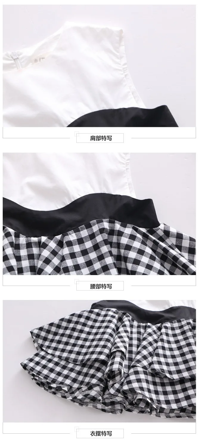 Костюм для девочек подростков Клетчатая блузка и шорты комплект одежды