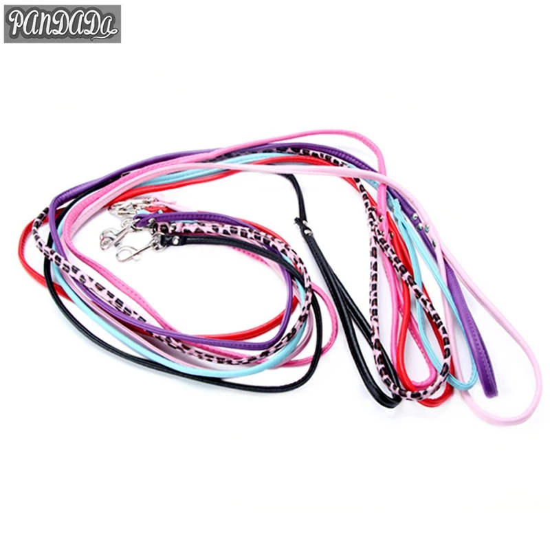 panDaDa Dog Leash Leather Glisson Loop Collar For Dogs Beetle Training Belt Pet Leashes|pet dog leash|dog leashtraction rope |