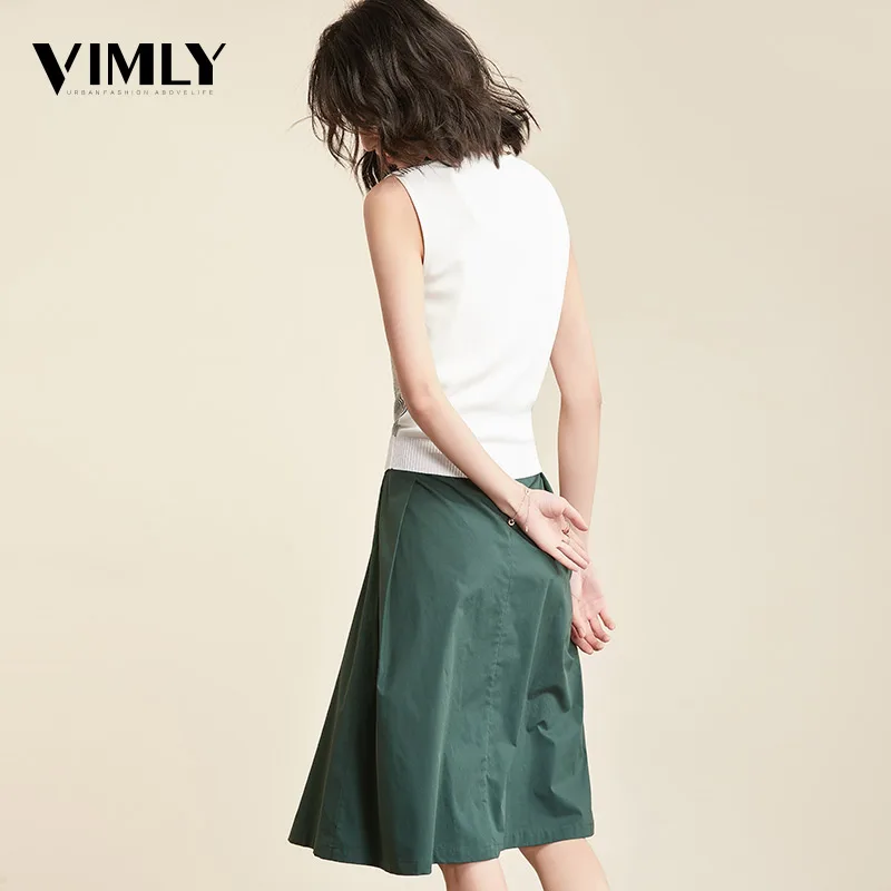Комплект из двух предметов Vimly трикотажный топ на бретельках юбка повседневная в