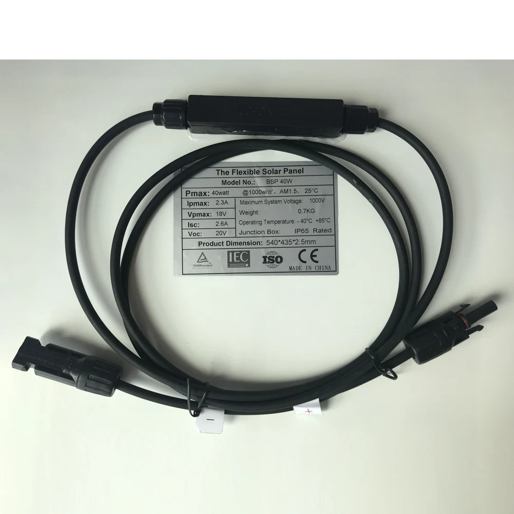 18V 20 W/40 W Гибкая моно солнечная панель для 12V батареи RV лодки дома кемпинга с USB