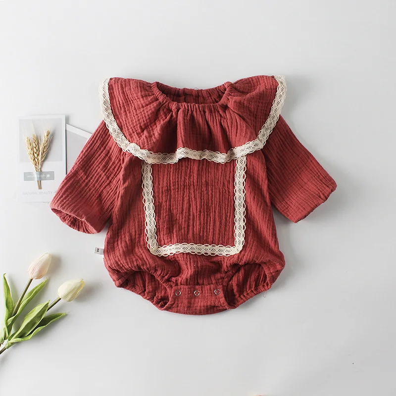 Детские Боди с длинным рукавом весеннее Новое вязаное платье для девочек