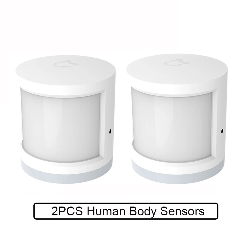 2pcs Xiao mi jia датчик человеческого тела Zigbee подключение mi home приложение умный датчик движения тела для домашней безопасности - Цвет: 2pcs