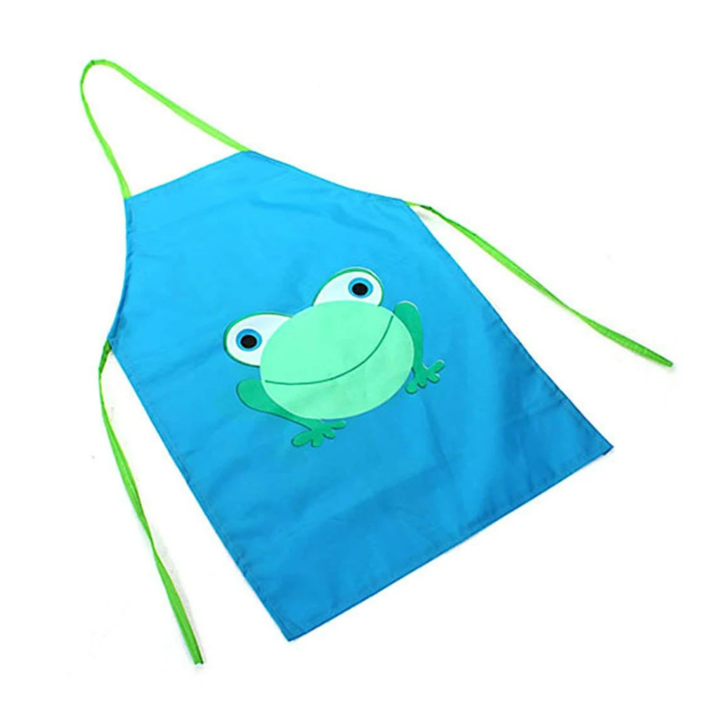Симпатичные ПВХ животных Детский фартук детей водостойкие мультфильм лягушка