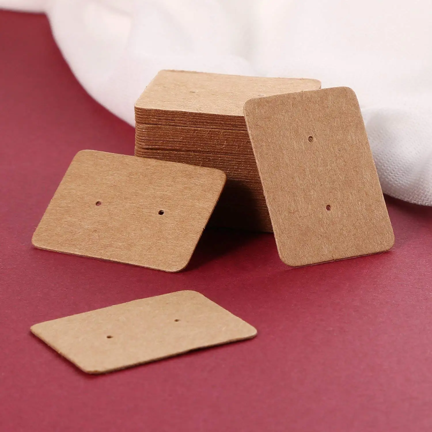 100 шт пустые Серьги Шпильки бирки дисплей карты Висячие ювелирные изделия |