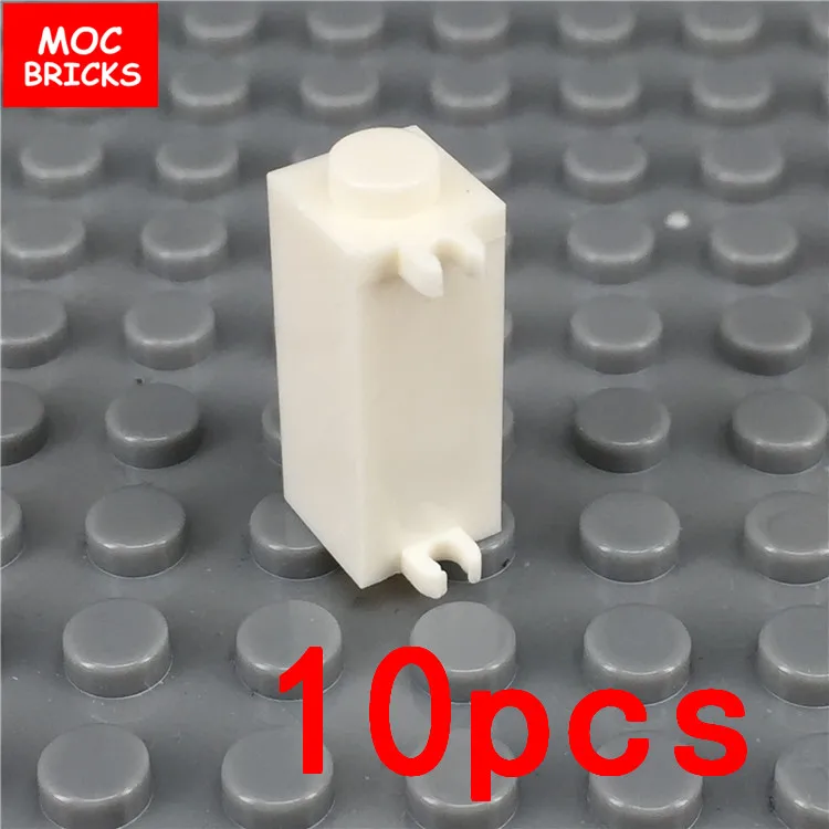 Кубики MOC дверь замка коричневого цвета 4x6 круглое окно и Замочная скважина