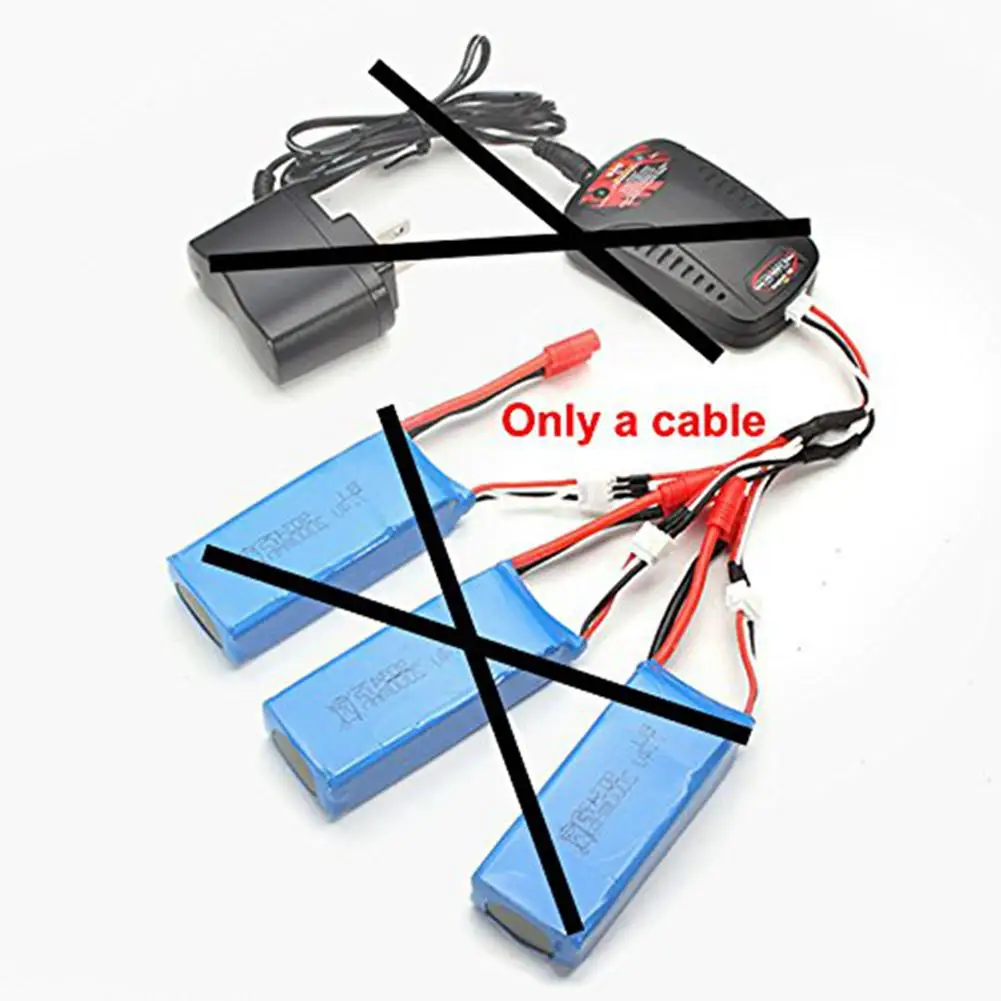 Зарядный кабель MJX R/C Technic 3 в 1 7 4 В для Syma X8C X8G X8W X8HC X8HG X8HW X101 X102H X600 RC Quadcopter D30|Детали и
