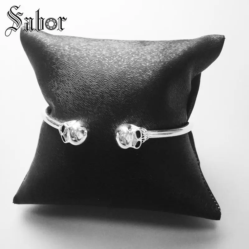 Браслеты с черепом и скелетом модные ювелирные украшения геометрический браслет