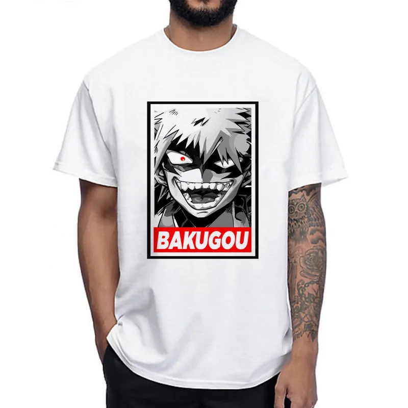 Новая футболка Boku No Hero моя геройская Академия аниме Мужская Izuku Midoriya Смешные