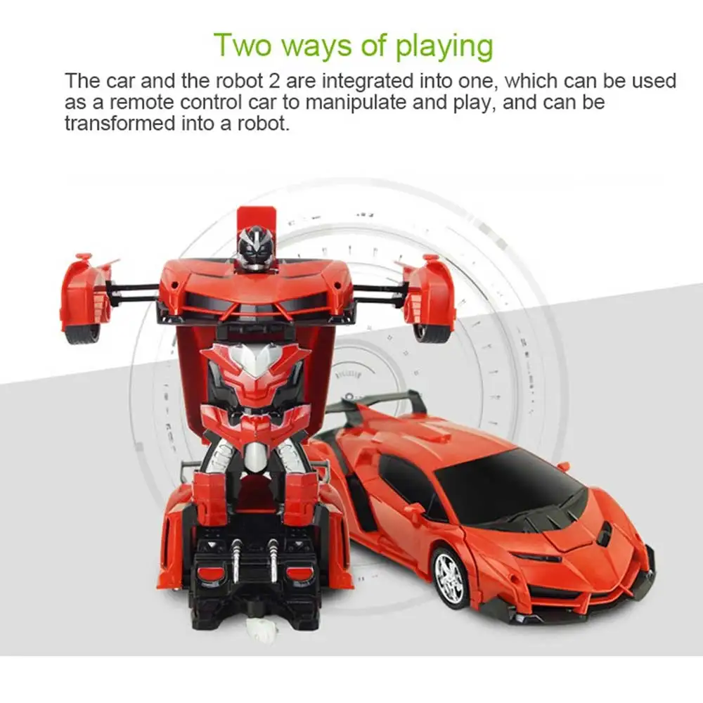 2 in1 RC автомобиль трансформации робот модели автомобиля дистанционного