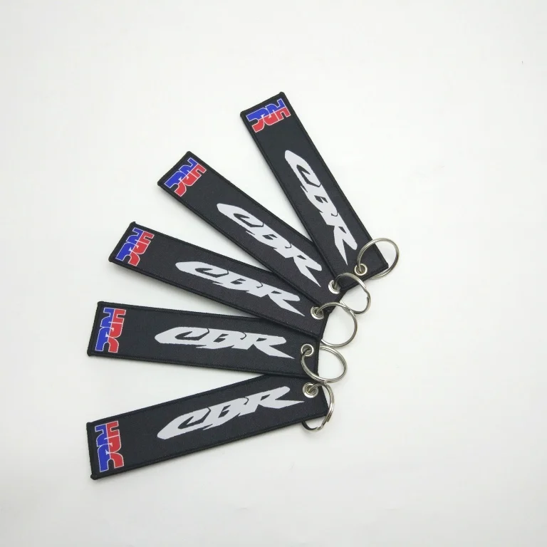 Кольцо для ключей мотоцикла брелок с вышивкой Honda CBR CBR600RR CBR1000RR CBR250 CBR500R 900 929