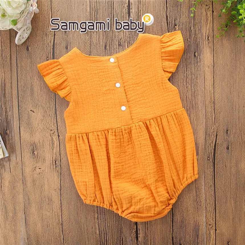 SAMGAMI/реквизит для новорожденных летняя одежда маленьких девочек хлопковый