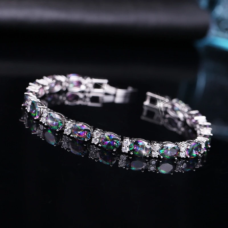 Csyiirry New AAA Cubic Zirconia Bracelet Wild Aritocratic Temperament Female Wedding Banquet Ladies and Jewellery | Украшения и